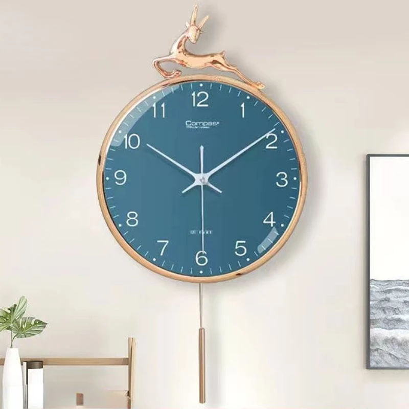

Resin Nordic Wall Clock Modern Design Living Room Light Luxury Creative Fashion Simple Wall Clock Clock Bedroom Home Decoration