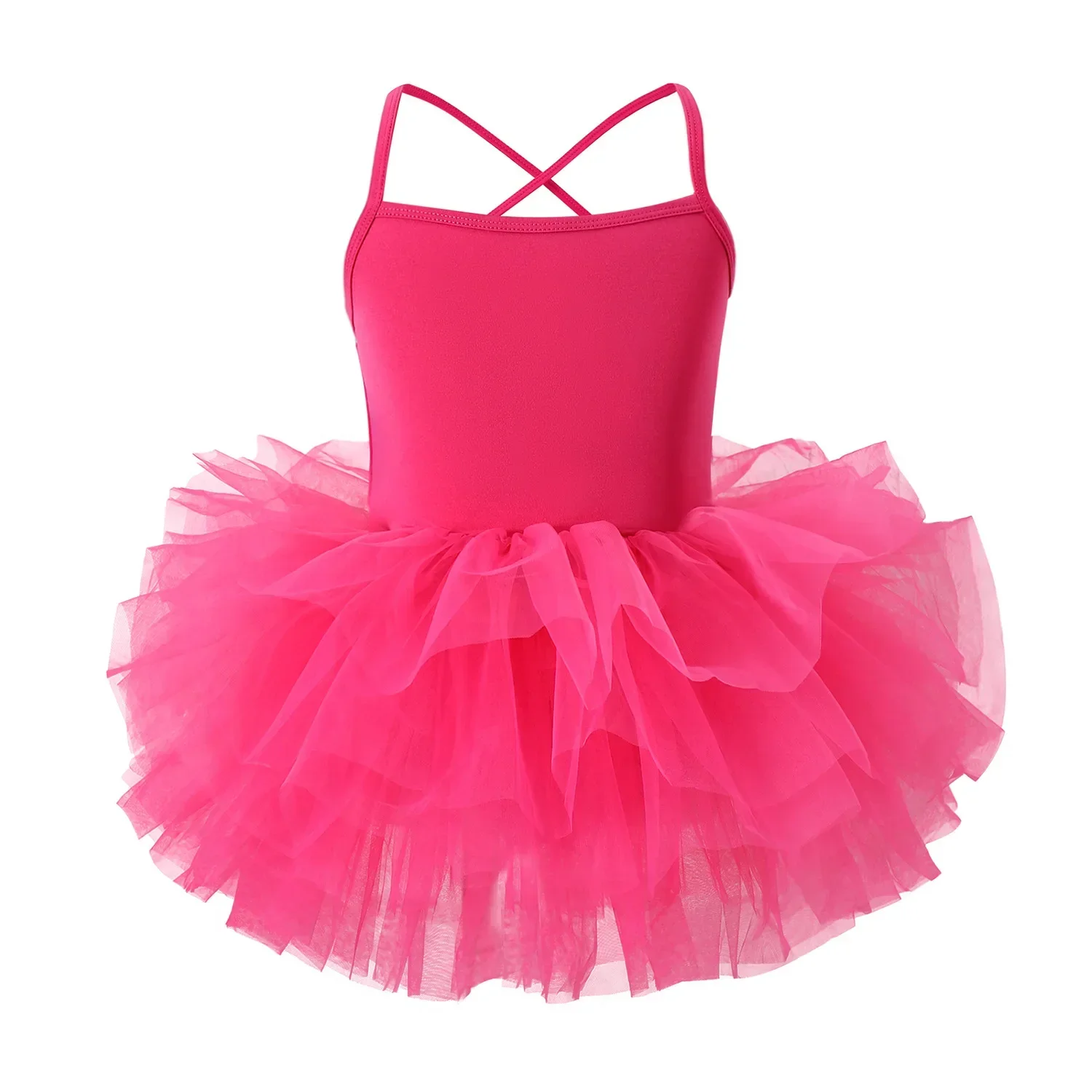 Kids Ballet Dresses Girls Tutu Pancake Skirts Vestito Da Balletto Per Bambini Ballerina Dress Modern Dance Stage Performance Costumes