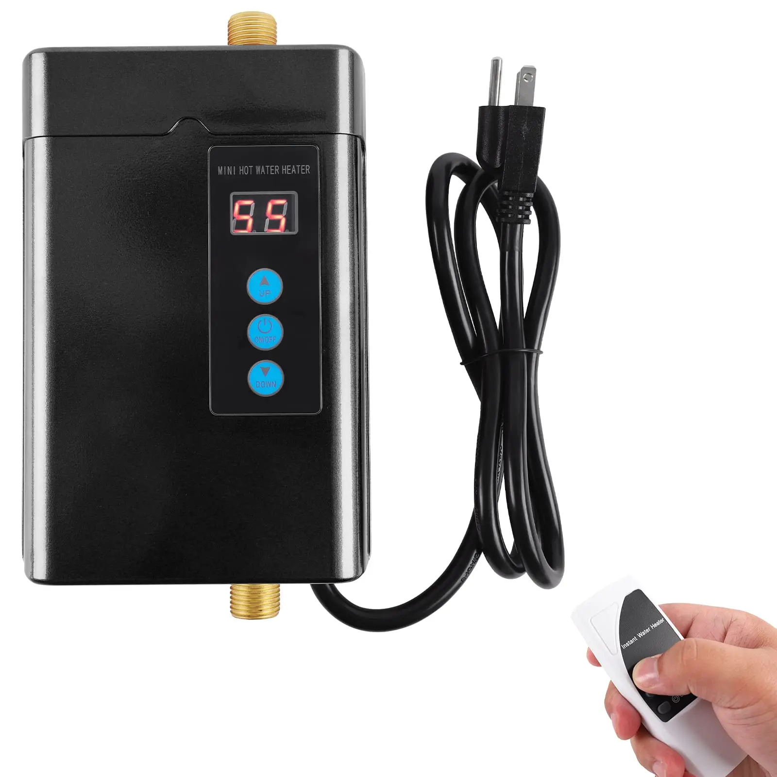 Electric Water Heater Instantaneous Tankless Instant Hot Water Heater  Kitchen Bathroom Shower Flow Water Boiler - Electric Water Heaters -  AliExpress
