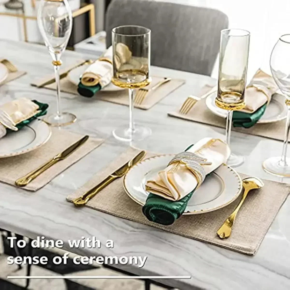 Linen Heat-Resistant Placemats 4
