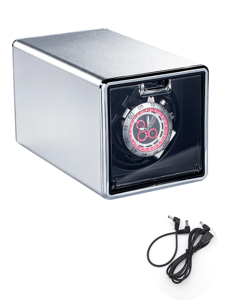 Luxury Automatic Watch Winder Box for Mechanical Watches with USB and Battery Option, M... - SKU LAWW1226 - UGI Packaging