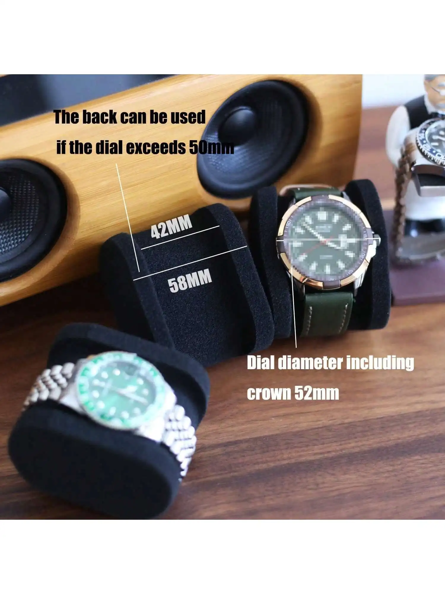 Scatola Di Orologio Portable Watch Box 3 Slot Viaggio Business Orologio Da Viaggio Custodia In Pelle Display Vintage Orologi Titoli Box Organizzatori Regalo For Gli Uomini Scatola Portagioielli Per Uo - Foto 4