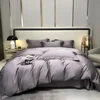 Svetanya Pure Egyptian Cotton Bedding Sets Bed Linens Solid Color Sheet Pillowcase Duvet Cover Queen King 1