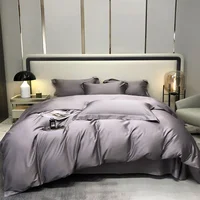 Svetanya Pure Egyptian Cotton Bedding Sets Bed Linens Solid Color Sheet Pillowcase Duvet Cover Queen King 1