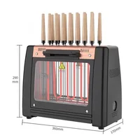 Electric Barbecue Grill Skewers Machine Household Smokeless Automatic Rotating Barbecue Meat Machine 2