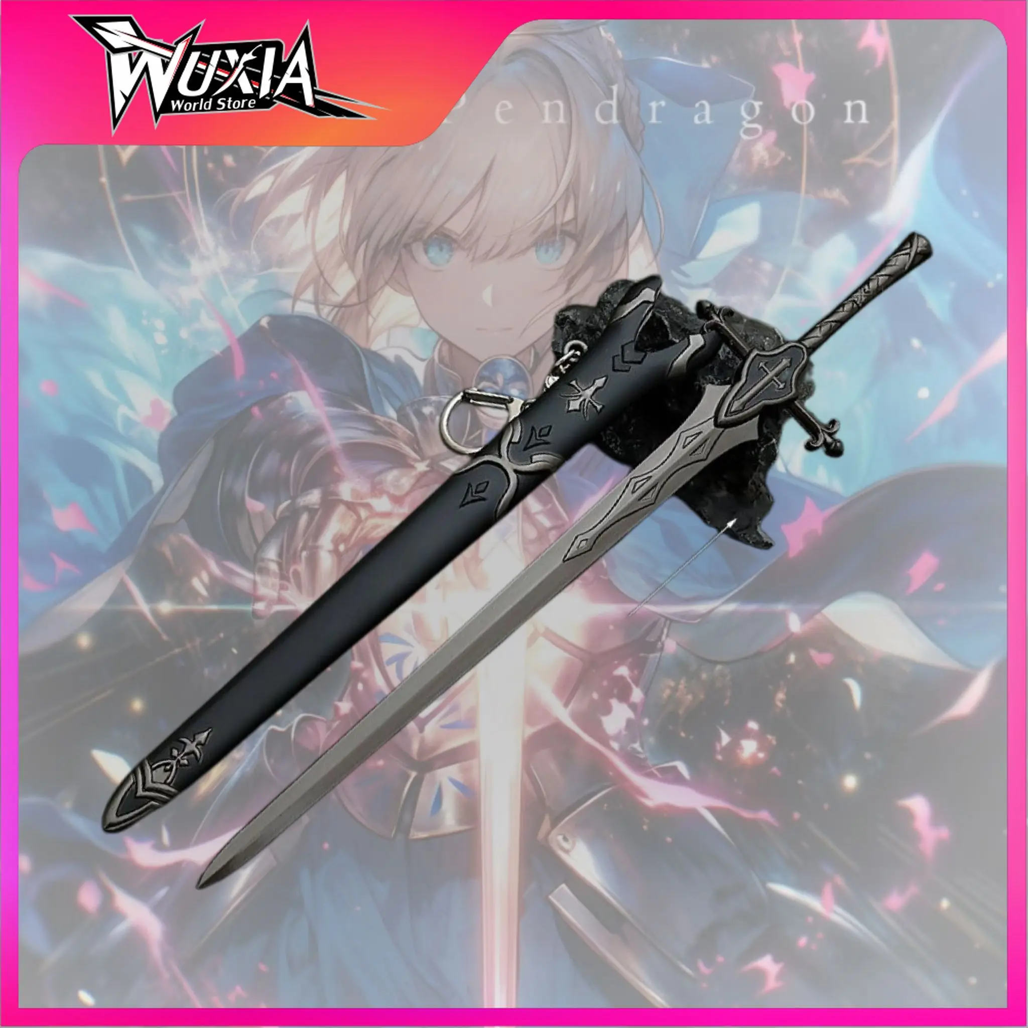 22Cm Fate/Stay Night Arma Siegfried Balmunk Dargon Altria Pendragon Arma Anime Periferiche Metallo Katana Arma Modello Regalo Giocattolo