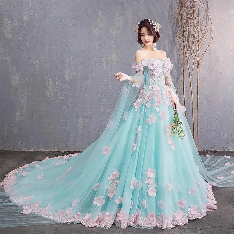 Quinceanera Ball Gown Prom Dress for Plus Size Girl Customized