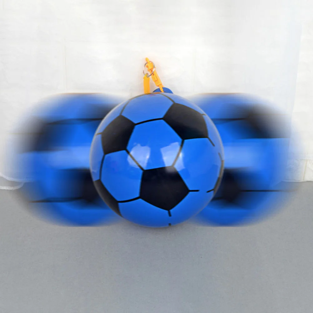 6pcs Kids Outdoor Inflatable Ball Toys Soccer Training Balls with Elastic Chain inflatable toy ball PVC inflatable ball 5