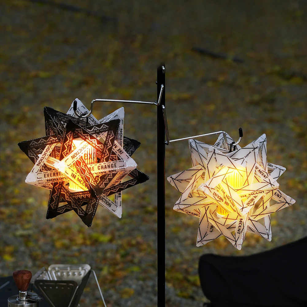Outdoor Star Camping Light Shade Waterproof Atmosphere Lampshade DIY Outdoor Lantern Shade Wear-Resistant for Camping Tent