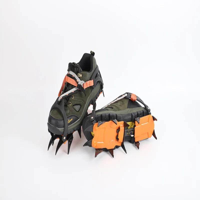 Crampons antidérapants à 12 dents pour la neige, chaussures d'hiver,  Crampons de Traction - AliExpress