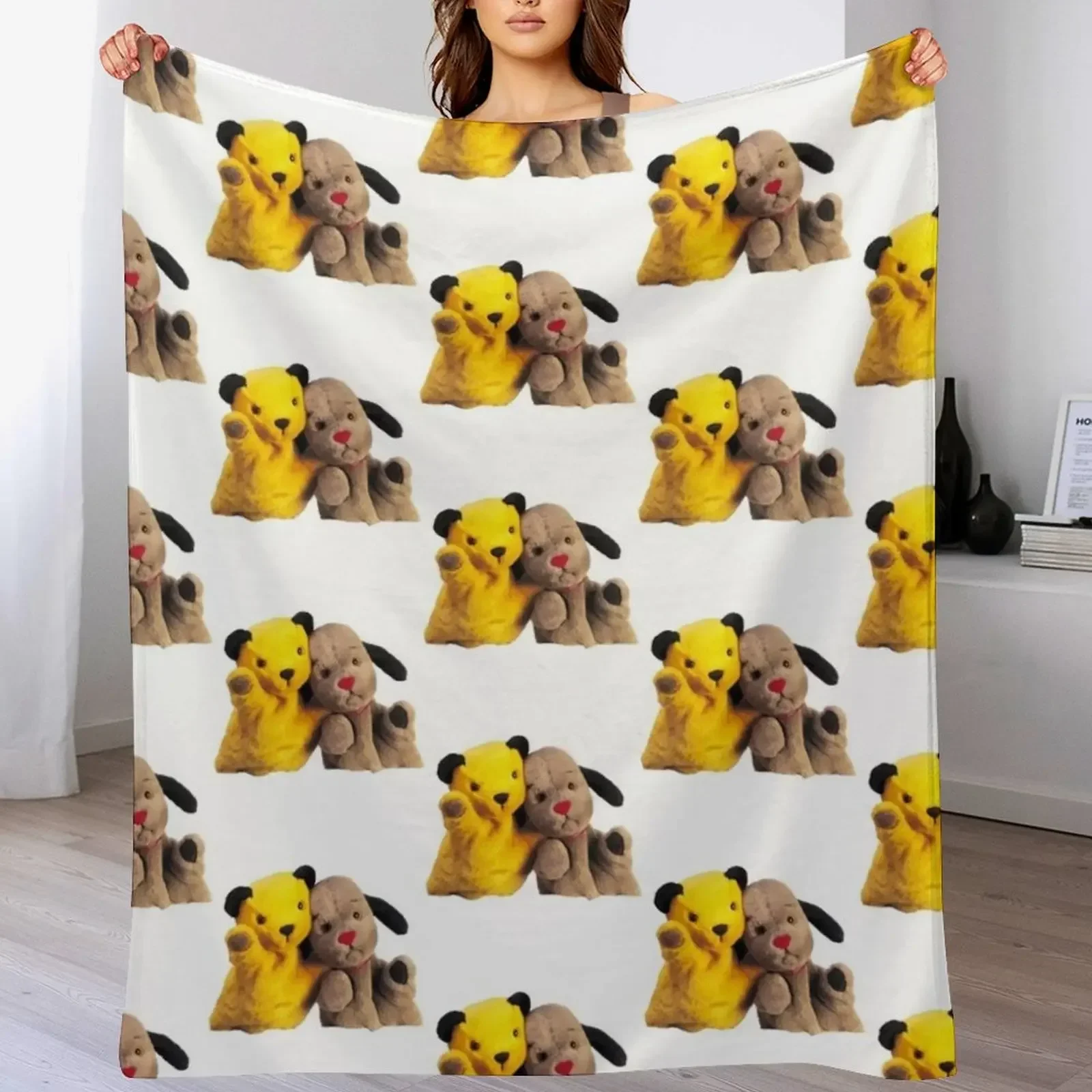 Sooty and sweep Throw Blanket Fashion Sofas Plush Winter beds Blankets thin blanket  throw blanket  blankets for beds 4
