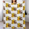 Sooty and sweep Throw Blanket Fashion Sofas Plush Winter beds Blankets thin blanket  throw blanket  blankets for beds 4