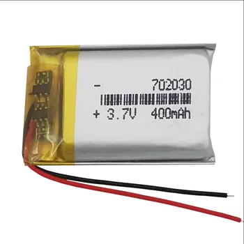 1PCS 3.7V batteria ai polimeri di litio 3.7V 400mAh 702030 per altoparlante Bluetooth MP3 penna di lettura batterie ricaricabili