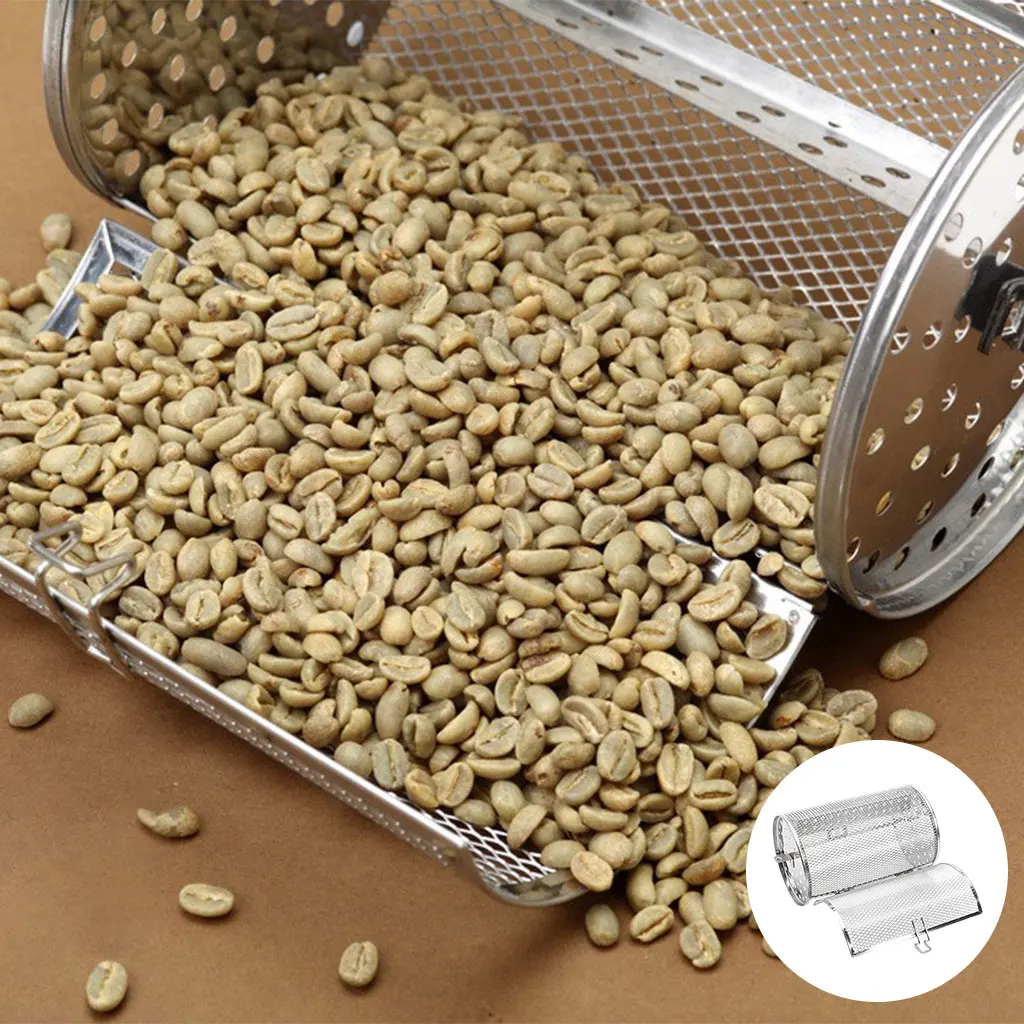 Oven Cage Stainless Steel Roasting for Coffee Beans Bbq Grill Roaster Air Fryer Kitchen coffee bean roaster,coffee roaster machine
