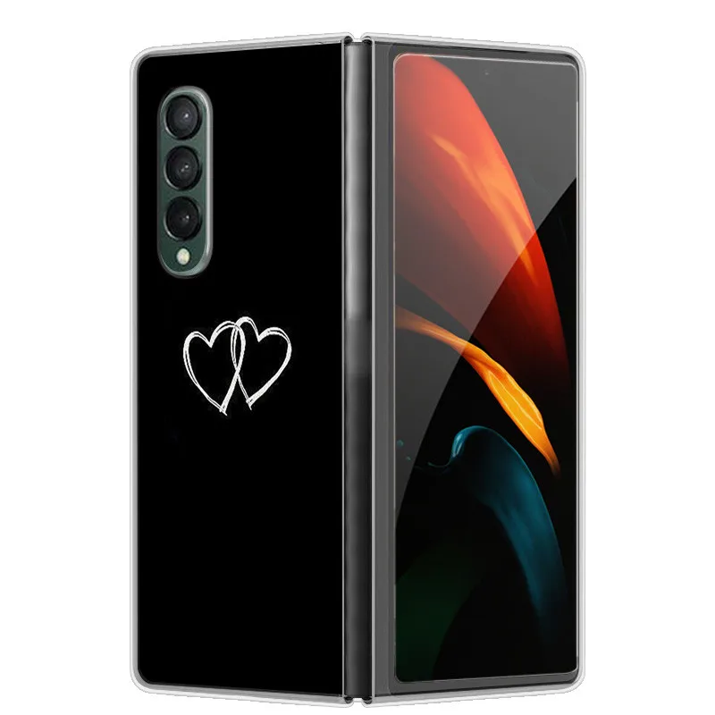 Stylish Hard Clear Protective Phone Case - Cute Fashion Design