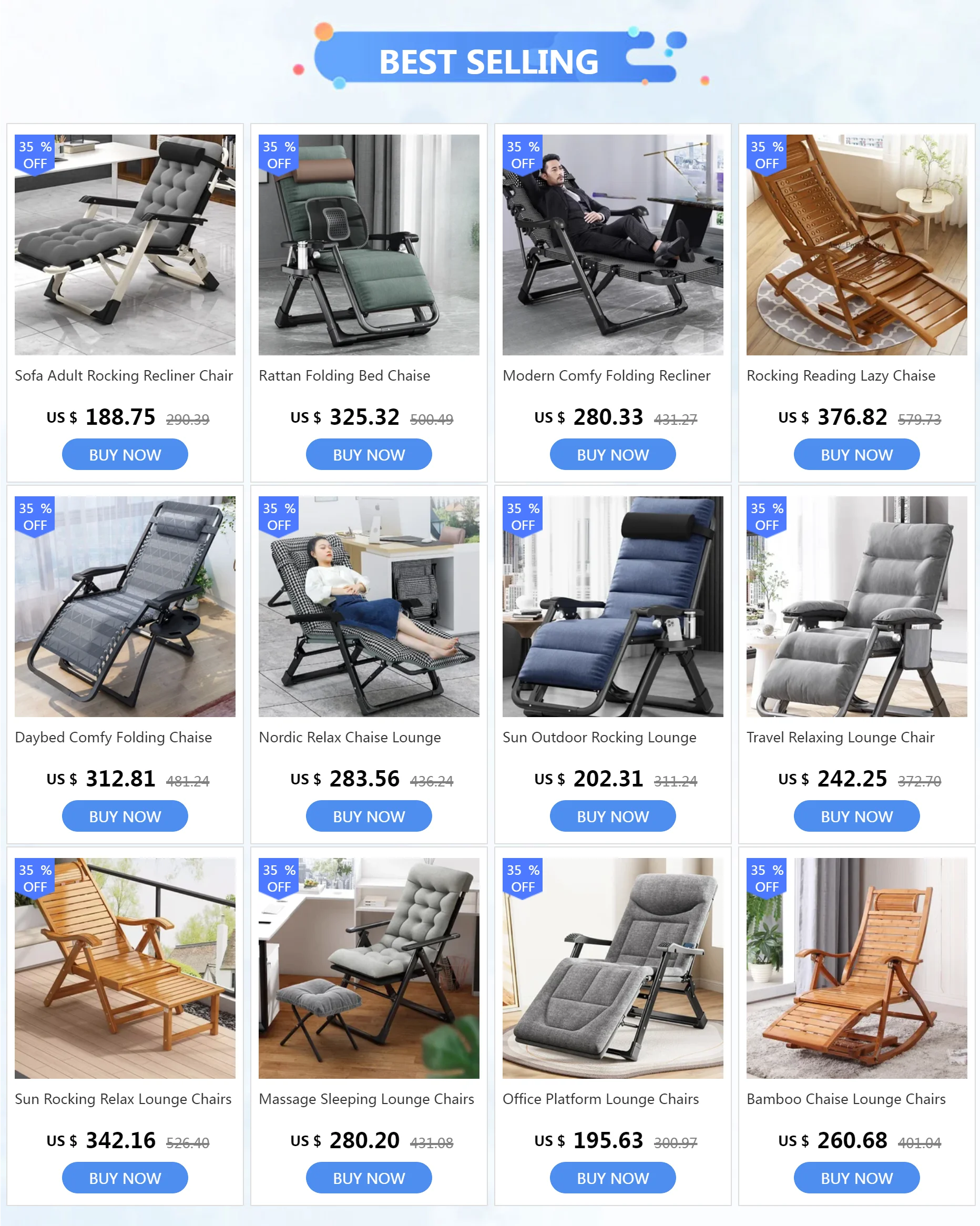 Description Picture 2 of itemDaybed Folding Office Chaise Lounge Modern Armchair Loungefly Lazy Recliner Chair Relaxing Sleeper Mueble Home Furniture MR50TY