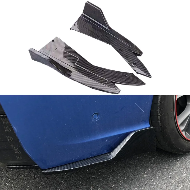 Carfume Refills Buy Car Rear Bumper Spoiler Lip Splitter Carbon Fiber ...