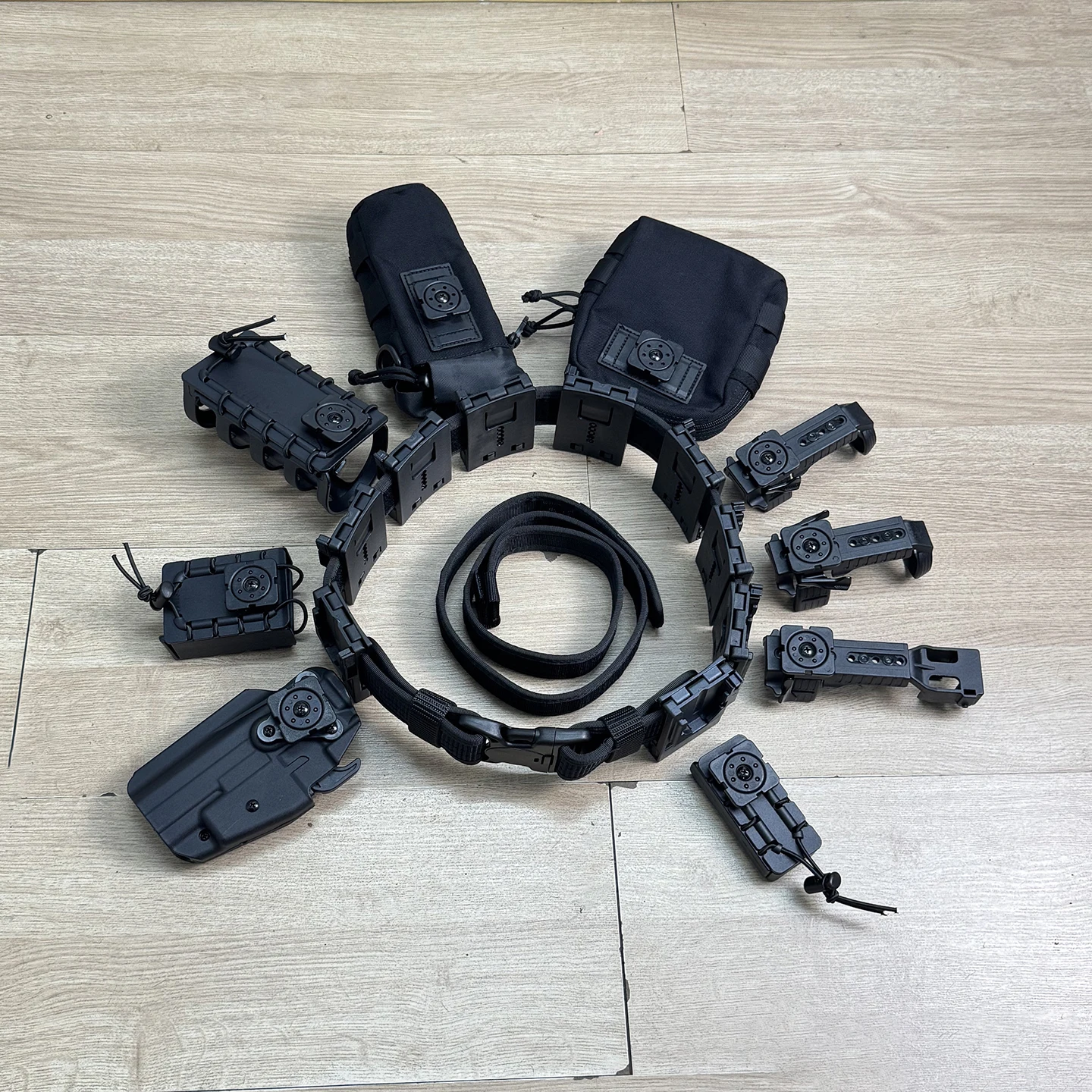 8Pcs Tactical Quick-Release Belt Set