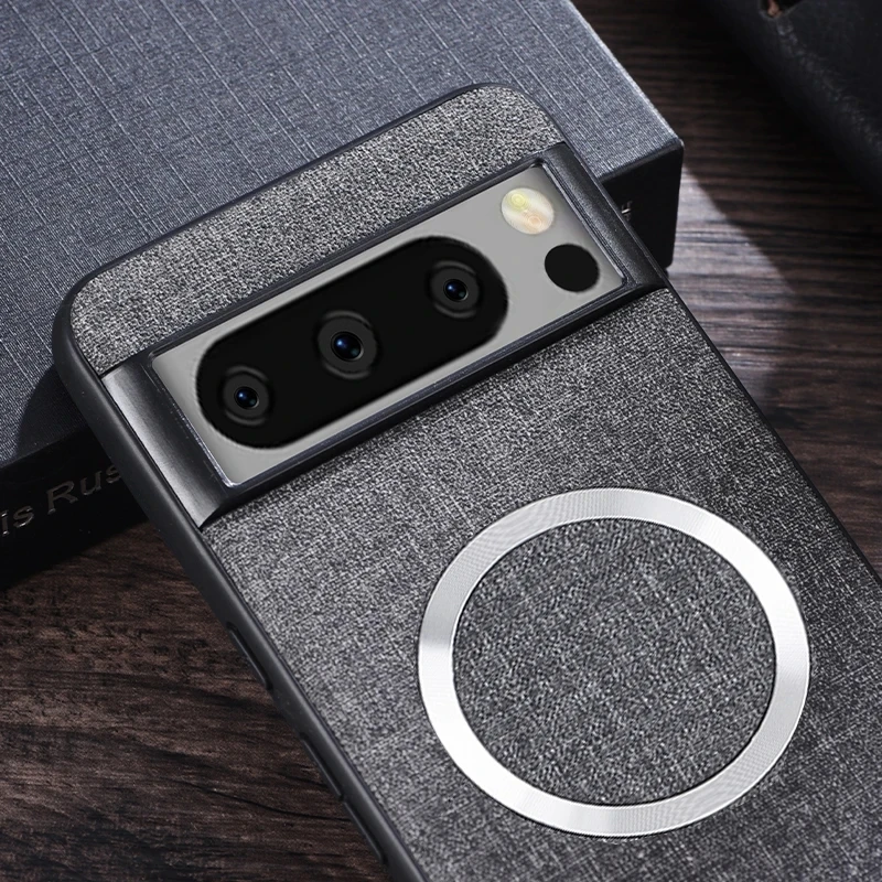 Premium Fabric Case with MagSafe-Enabled Silicone Protection Cover