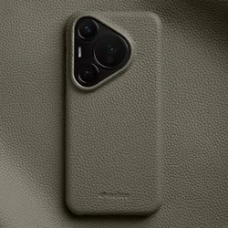 Melkco Premium Genuine Leather Business Plain Cowhide Back Cover with Retail Box - Pura 90 (Elephant Grey)
