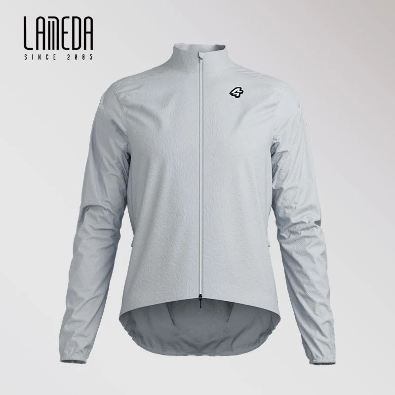 thumbnail image 1 of LAMEDA - Maillot de ciclismo para hombre, cortavientos fino y resistente al viento, de secado rápido, para bicicleta de montaña o carretera, manga larga, abrigo deportivo para primavera y verano, 1 of 5