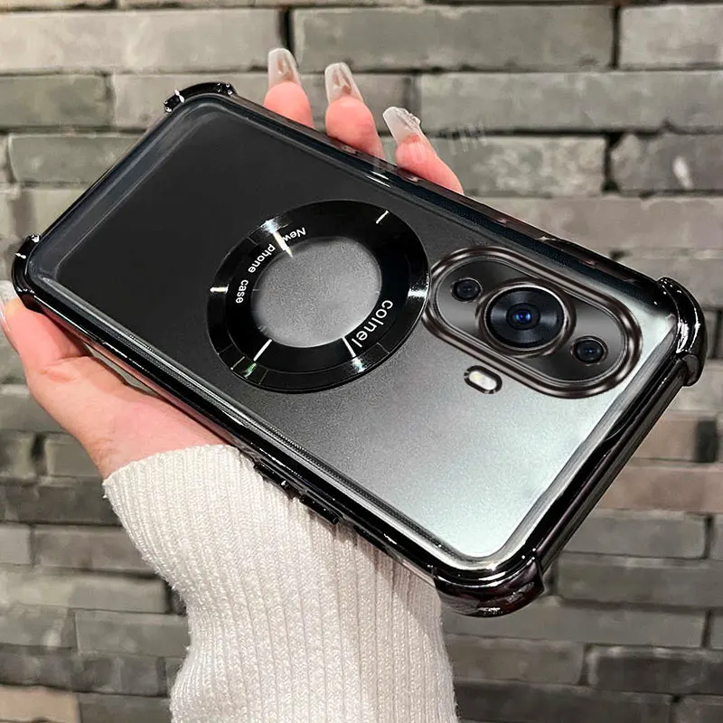 Elegant Anti-Drop Magnetic Phone Case with Stand Cover