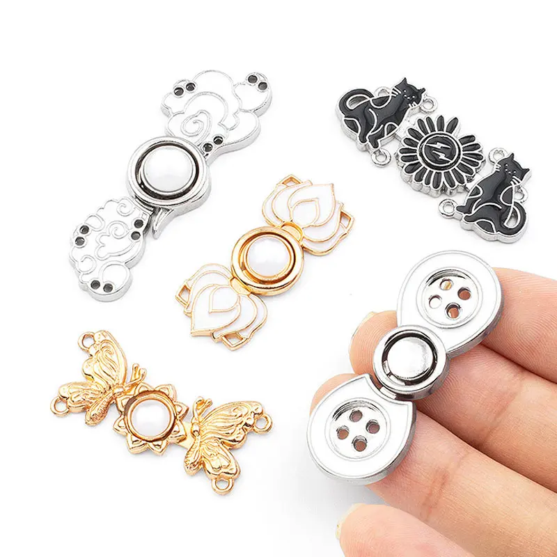 Description Picture 2 of item1sets Nail-free Waist Buckle Jeans Closing Artifact Invisible Adjustable Button Removable Detachable Pant Tighten Sewing Tool