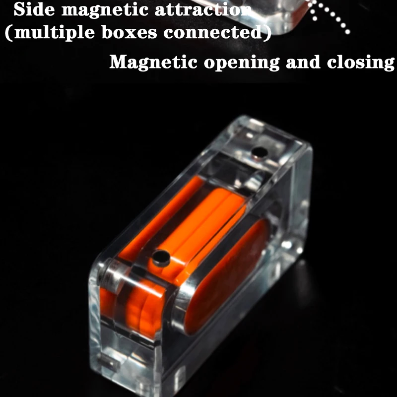Metal Coin Storage Box Dz Top Coin Storage Box Magnetic Attraction Three-proof Portable Waterproof Inner Tank DIY