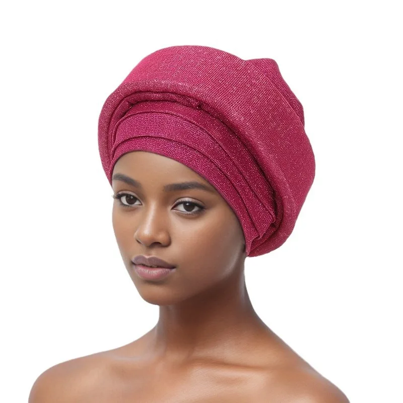 Beshee Turbans For Women Knot Pleated Head Hat Cap Headwear Muslim Turban Cap Headwrap Turban Cap Head Wraps Hats For Women Sky Blue