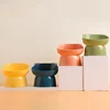 New Elevated Cat Bowls Stress Free Feeder and Waterer with Base Anti-Vomiting Tilted Raised Nonslip Pet Bowls 4