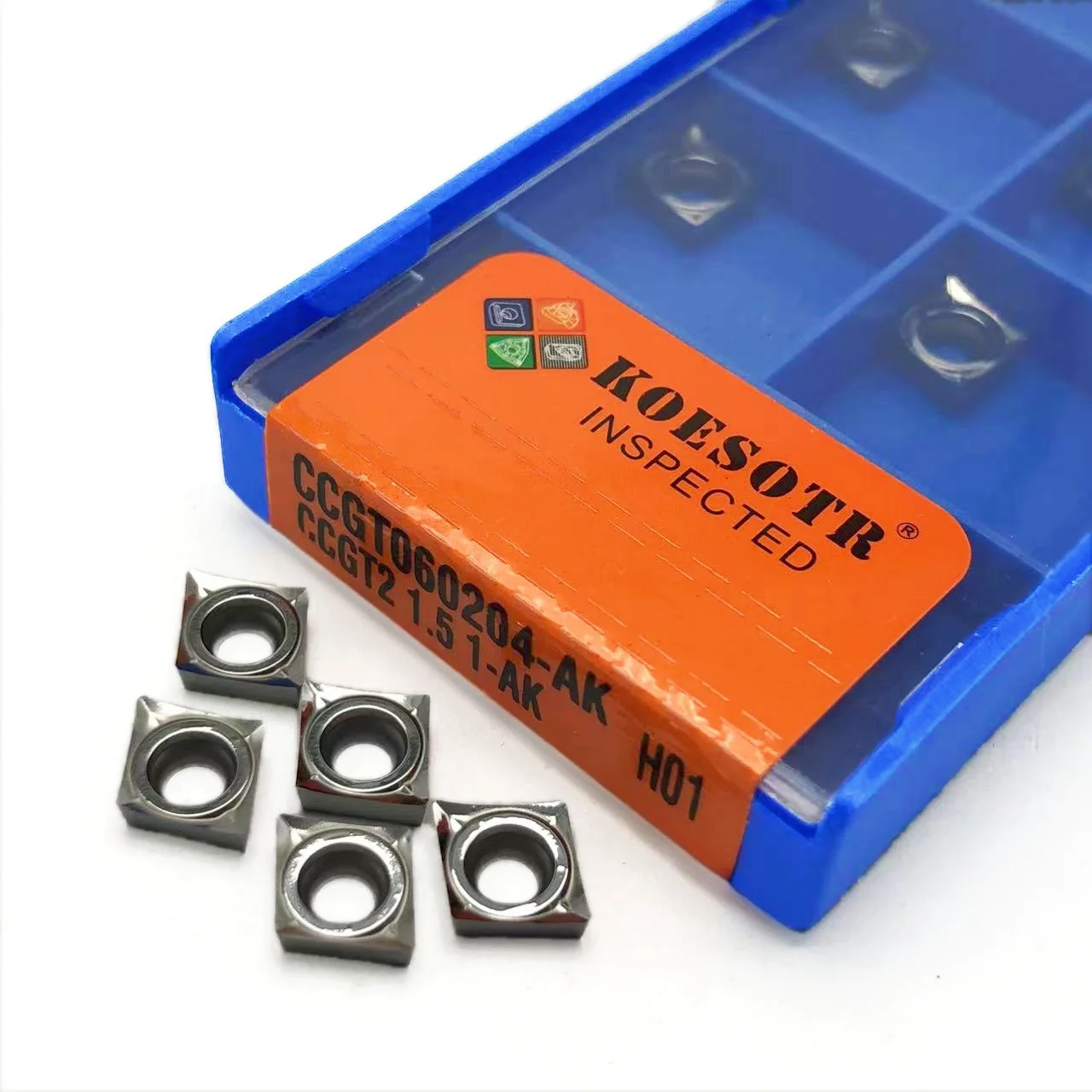 CCGT060204 08 AK H01 10개 알루미늄 절삭 블레이드 CCGT 060204 절삭 공구 터닝 공구 인서트 CNC 공구 AL +TIN 합금 목재용