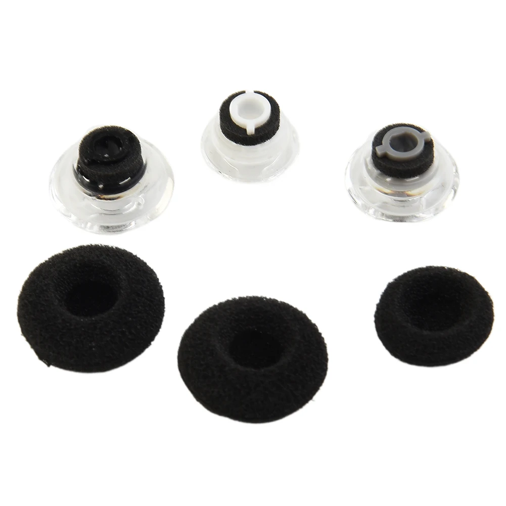 

Ear Tips Headphone Cover Accessories Black Parts Replacement Silicone Skin-friendly For Plantronics Voyager Legend