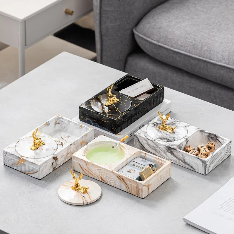 Novelty Deer-Shaped Storage Box with Removable Lid - Dual-Function Tissue Dispenser & Candy Holder, Home Desk Organizer Decor