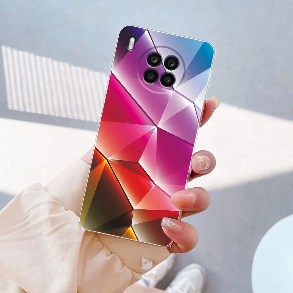Elegant Marble Soft Silicone Clear Case for Honor and Nova Series - Premium Shockproof Bumper Protection