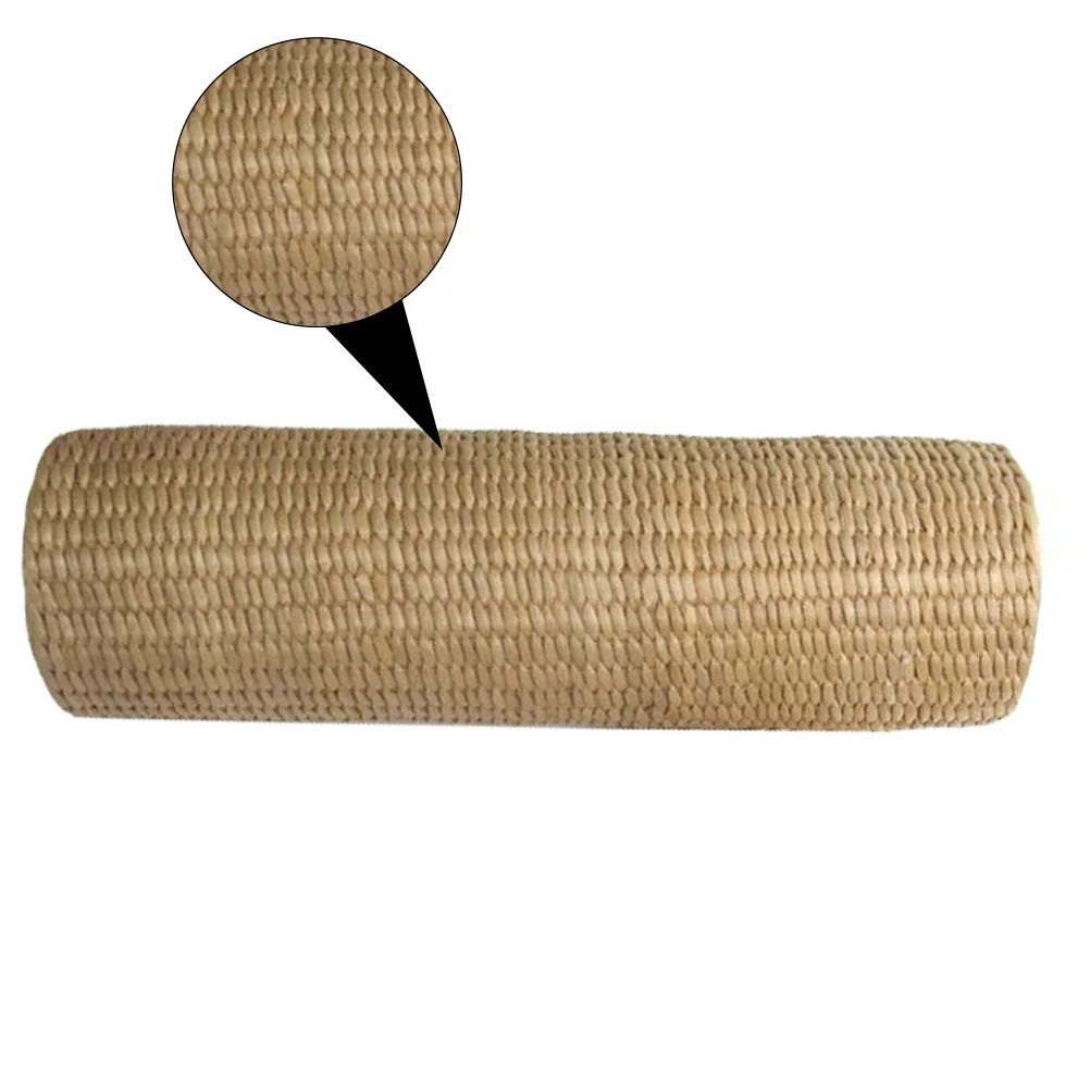 Rattan Bed Pillow Cervical Neck Roll Pillow Sleeping Cylinder Round Cushion Bolster Support Pillow