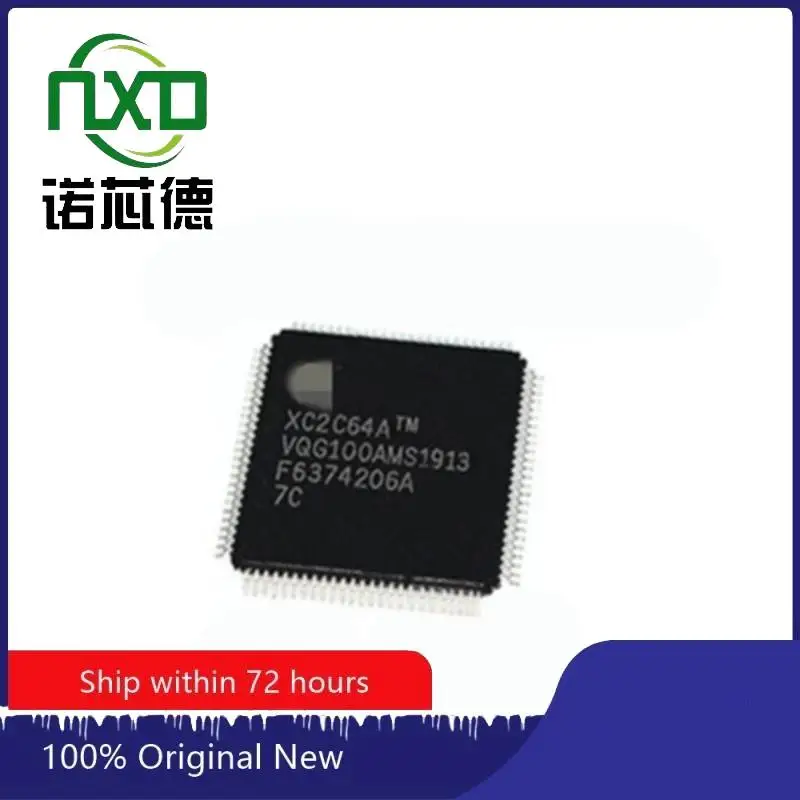 

10PCS/LOT XC2C64A-7VQG100C new original programmable logic device integrated Circuit