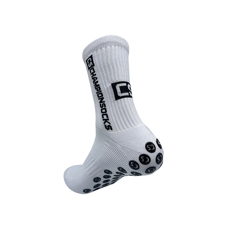 Soccer Socks Six Pairs Professional Training Sports Polyester Breathable Sweat Absorbing Non Slip