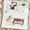 200cm/roll Waterproof Material PET Washi Tape Sticker Trendy Romantic Photo Studio Series Gentle Girl Character Theme Stickers 4