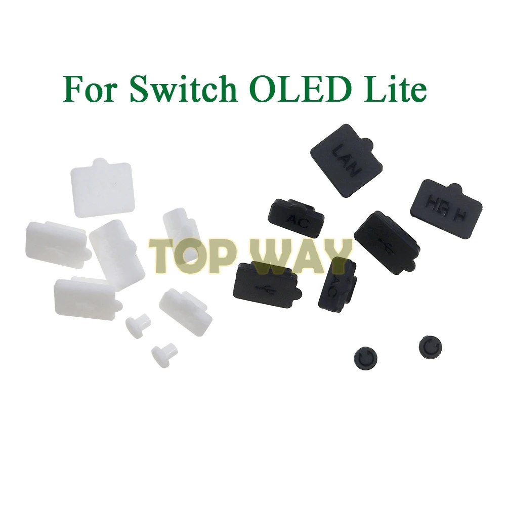 20Set Per Nintendo Switch Oled Dust Plug Silicone Antipolvere Cover Stopper Custodia Antipolvere Per Switch Lite Console Anti-Polvere