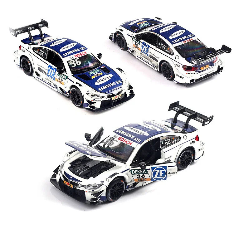 RMZ City 1:32 Alloy Diecast BMW M4 DTM M8 GTE Car Toy Model