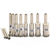 20 pièces de forets diamantés de 2 à 10 mm pour verre, pierre, carrelage, céramique, marbre 6