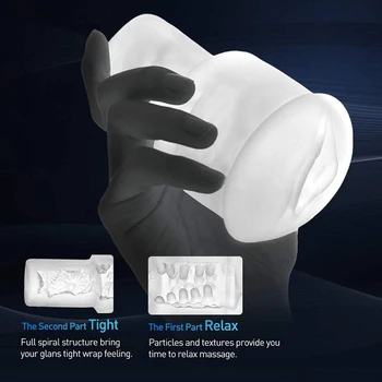 Sucker Voice Automatic Thrusting Male Masturbator 5*6 Powerful Speeds Hands Free  Interaction Adult Masturb Sex Toy for Men