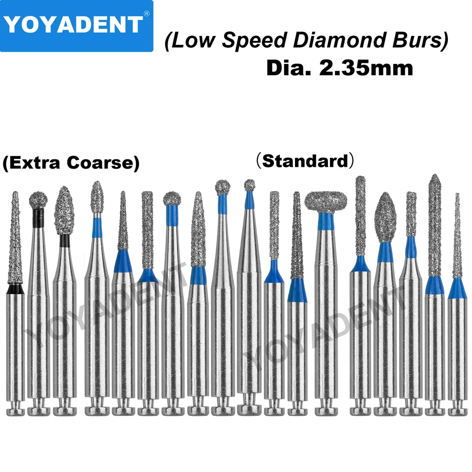 5-Piece Dental Diamond Burs Set For Low-Speed Handpiece - Latch-Type, Great For Beginners 9 thumbnail image
