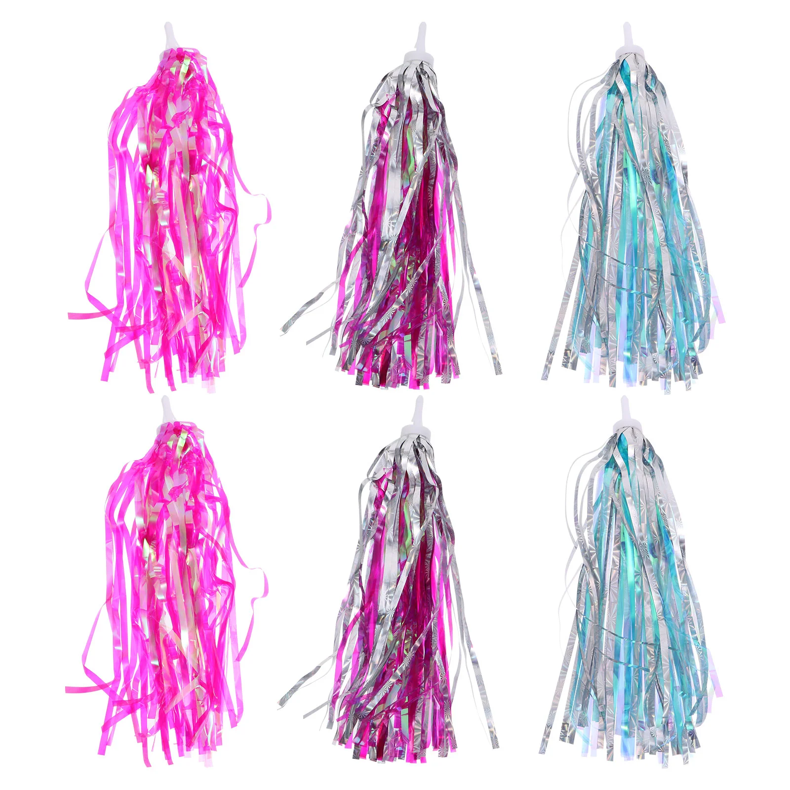

3 Pairs Scooter Bicycle Decorative Ribbon for Kids Children Bike Ribbons Kids+bicycles Plastic Handlebar Hanging