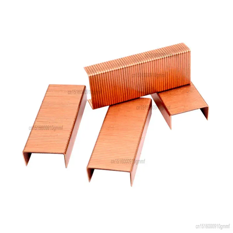 Stapler Pin 1000Pcs Set Metal 12# 24/6 Staples Rose Gold Color Office Accessories School Stationery Binding Supplies