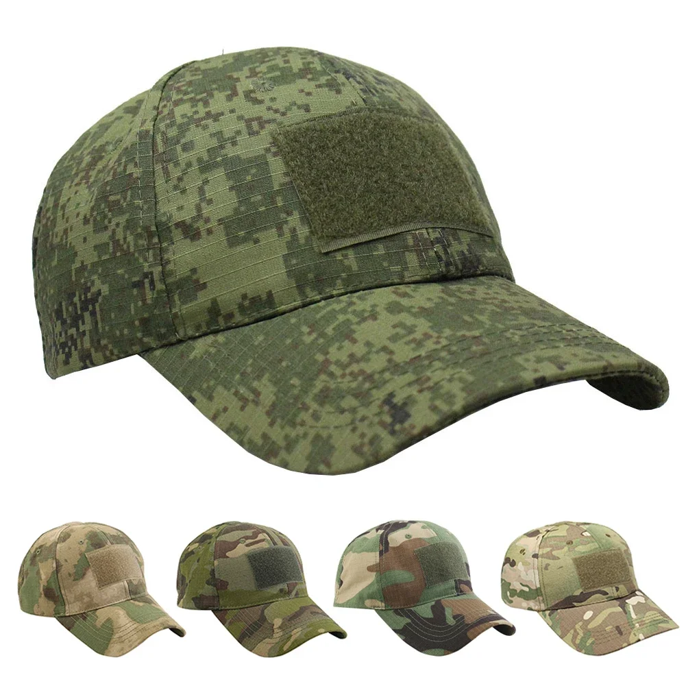 Camouflage Baseball Cap Outdoor Sports Hiking Fishing Hunting Tactical Caps Sunscreen Casual Sun Hats For Men Women 1Pc