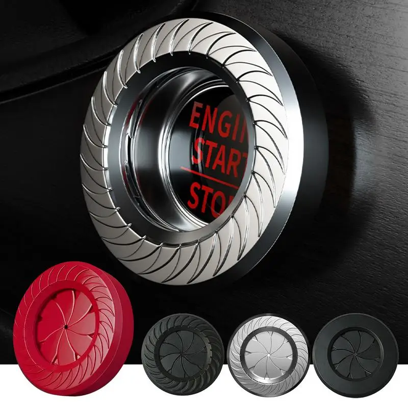 Universal Car Moto Engine Start Stop Button Cover Protettiva Antiscivolo Auto Accensione Pulsante Cover Car Interior Decoration