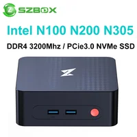 SZBOX N100 N200 N305 Mini PC 12th Gen Intel N100 N200 N305 Processor DDR4 3200Mhz PCie3.0 NVMe SSD Wifi5 BT4.2 mini computer 1