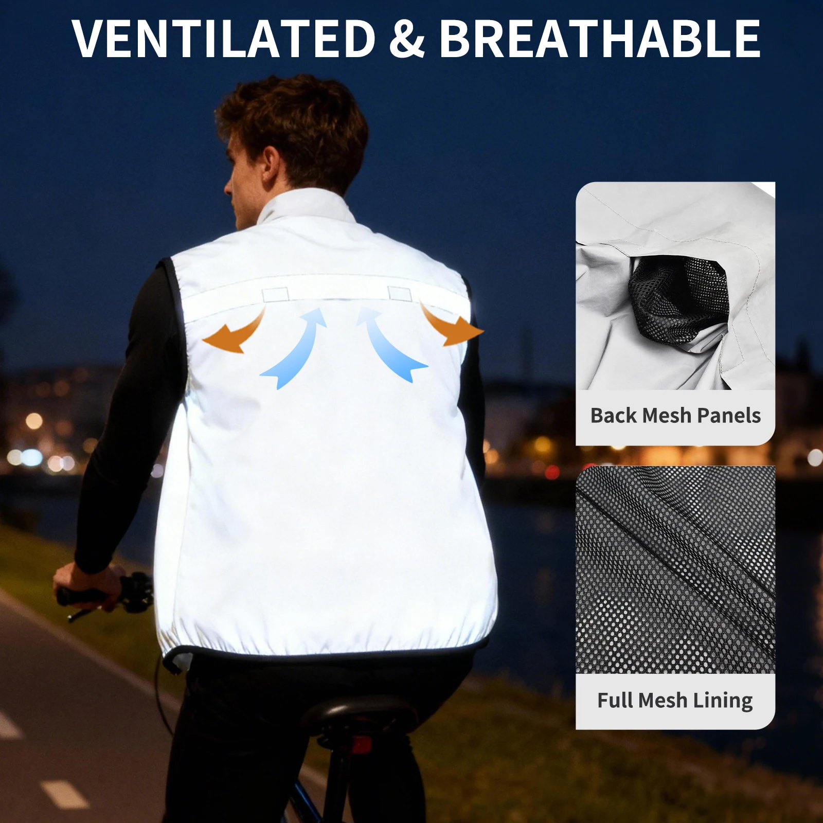 Fietsvest en bodywarmer voor dames en heren