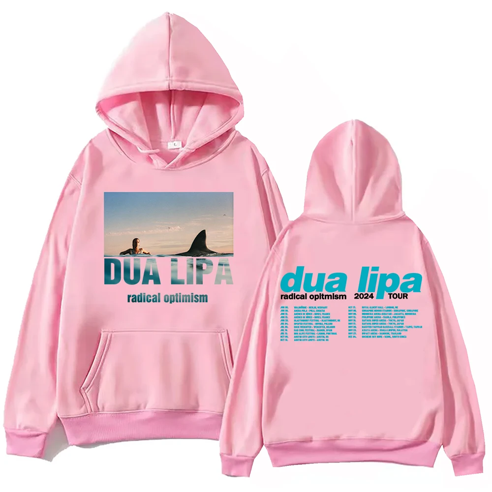 thumbnail image 1 of Sudadera con capucha de la gira Radical Optimism de Dua 2024 Lipa, jersey estilo Harajuku, regalo para fans, 1 of 5